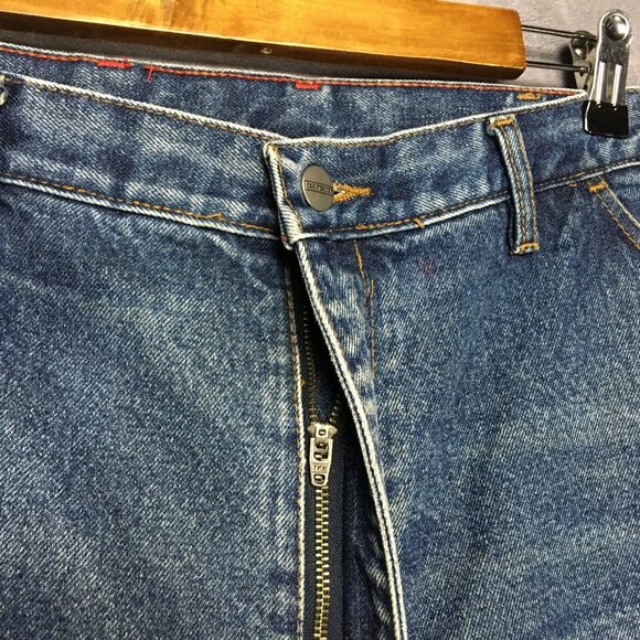Craftsman Mens Carpenter Blue Jeans size 38x30 Stretch Denim Pants - Picture 9 of 14